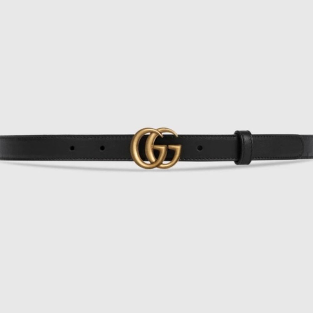 GG Marmont thin leather belt - Excellent Condition Size 75